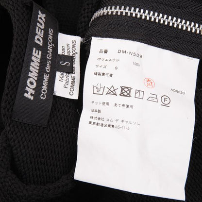 COMME des GARCONS HOMME DEUX 24SS Side Zip Knit Black Size S