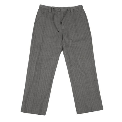 Maison Martin Margiela Wool Herringbone Pants Gray Size 44