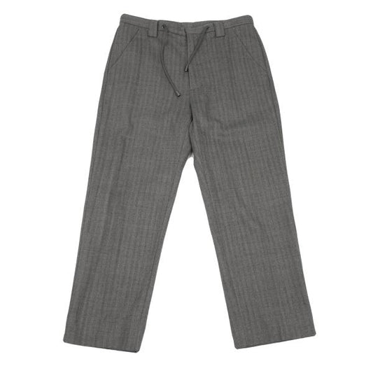 Maison Martin Margiela Wool Herringbone Pants Gray Size 44