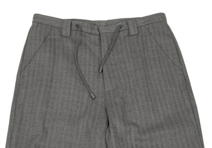 Maison Martin Margiela Wool Herringbone Pants Gray Size 44