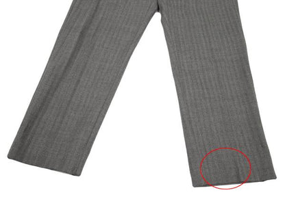 Maison Martin Margiela Wool Herringbone Pants Gray Size 44