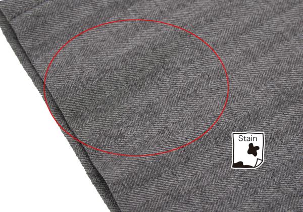 Maison Martin Margiela Wool Herringbone Pants Gray Size 44