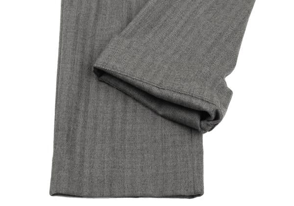 Maison Martin Margiela Wool Herringbone Pants Gray Size 44