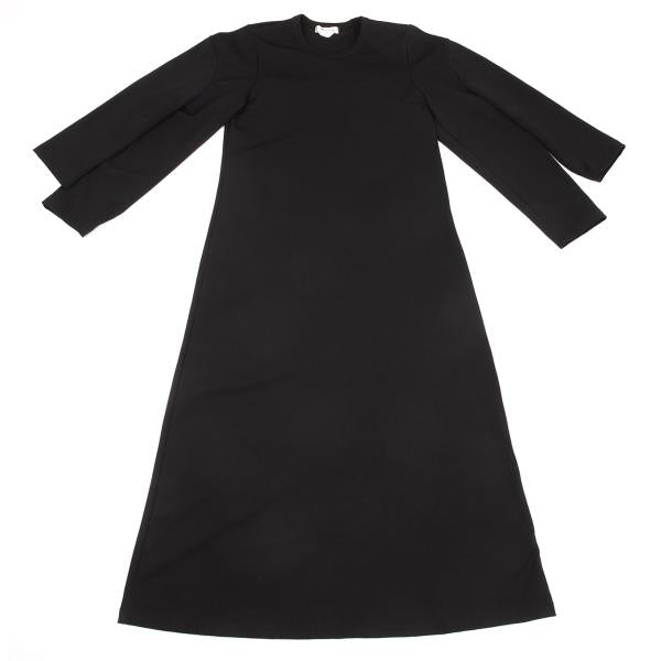 COMME des GARCONS Poly Double Sleeve Dress Black Size L