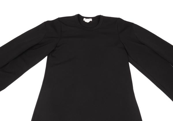 COMME des GARCONS Poly Double Sleeve Dress Black Size L