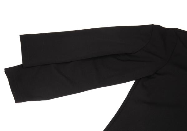 COMME des GARCONS Poly Double Sleeve Dress Black Size L