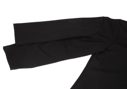 COMME des GARCONS Poly Double Sleeve Dress Black Size L
