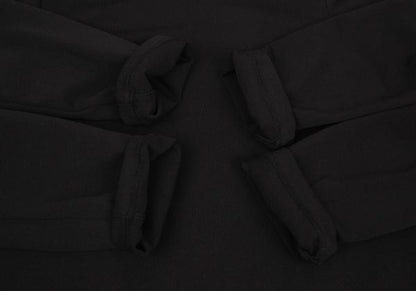 COMME des GARCONS Poly Double Sleeve Dress Black Size L