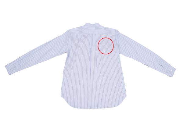 COMME des GARCONS HOMME DEUX Panel Stripe Shirt Red Size M
