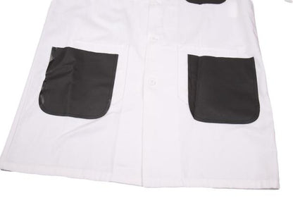 BLACK COMME des GARCONS Cotton Double Off Black Coat Size XL