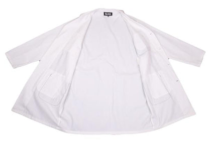 BLACK COMME des GARCONS Cotton Double Off Black Coat Size XL