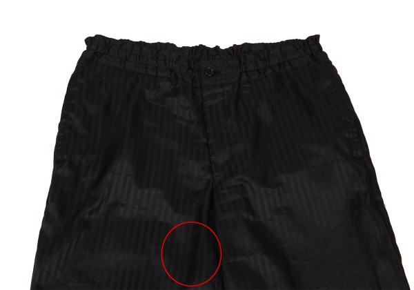 BLACK COMME des GARCONS Poly Herringbone Pants Black Size M