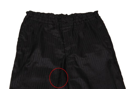 BLACK COMME des GARCONS Poly Herringbone Pants Black Size M