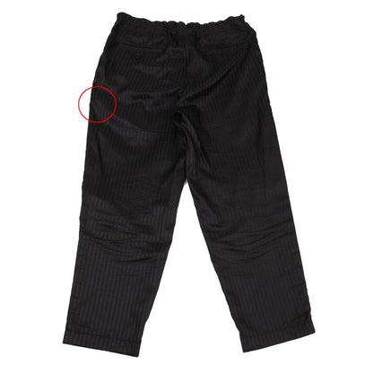 BLACK COMME des GARCONS Poly Herringbone Pants Black Size M