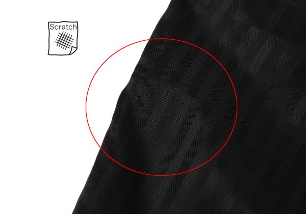 BLACK COMME des GARCONS Poly Herringbone Pants Black Size M