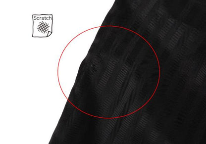 BLACK COMME des GARCONS Poly Herringbone Pants Black Size M