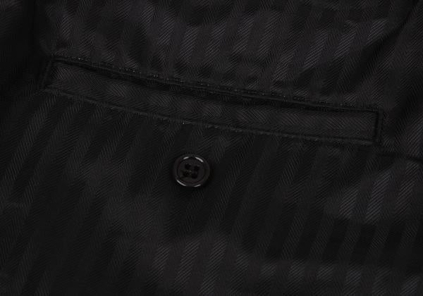 BLACK COMME des GARCONS Poly Herringbone Pants Black Size M