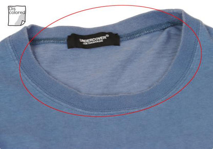 UNDERCOVER 18SS Tree Print Cotton T-Shirt Light Blue Size 3