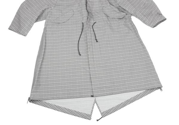 UNDERCOVER 20AW Poly Plaid Kimono Mods Coat Gray Size 2
