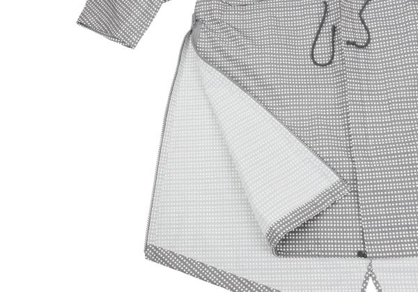 UNDERCOVER 20AW Poly Plaid Kimono Mods Coat Gray Size 2