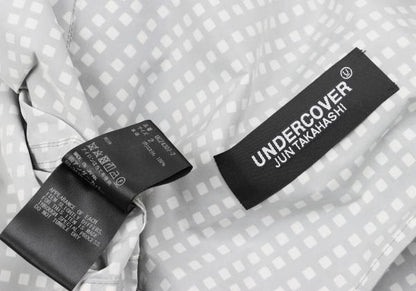 UNDERCOVER 20AW Poly Plaid Kimono Mods Coat Gray Size 2