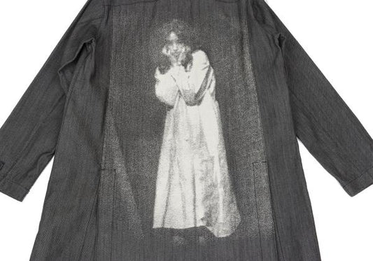 UNDERCOVER Cindy Sherman 20SS Button Fly Coat Grey Size 4