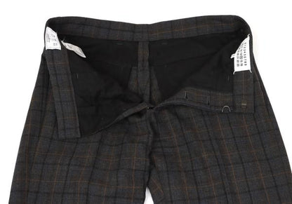 Maison Martin Margiela Overcheck Tapered Pants Gray Size 44