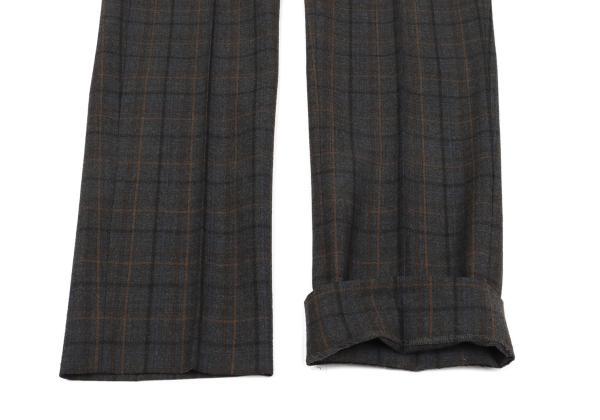 Maison Martin Margiela Overcheck Tapered Pants Gray Size 44