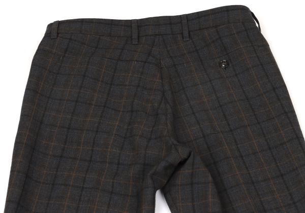 Maison Martin Margiela Overcheck Tapered Pants Gray Size 44