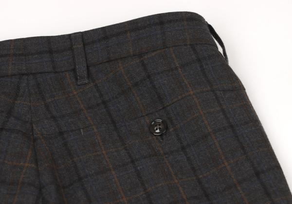 Maison Martin Margiela Overcheck Tapered Pants Gray Size 44