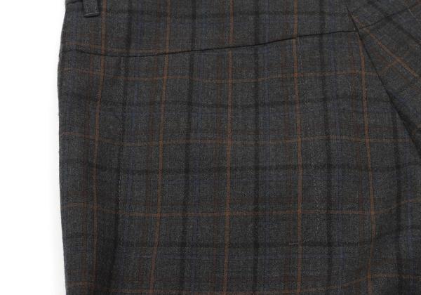 Maison Martin Margiela Overcheck Tapered Pants Gray Size 44