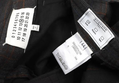 Maison Martin Margiela Overcheck Tapered Pants Gray Size 44