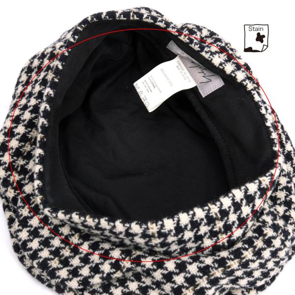 Yohji Yamamoto FEMME Wool Beret Black