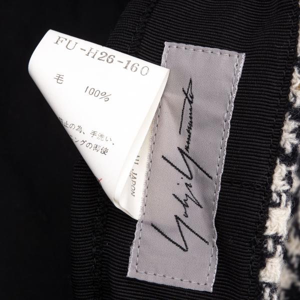 Yohji Yamamoto FEMME Wool Beret Black