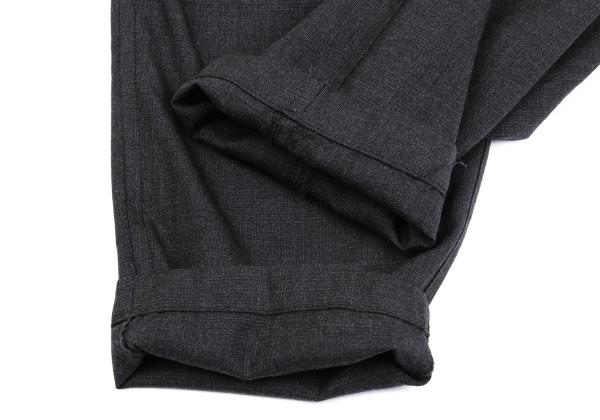 tricot COMME des GARCONS Wool Glen Check Pants Black Size M