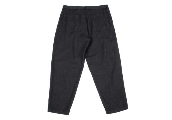 tricot COMME des GARCONS Wool Glen Check Pants Black Size M