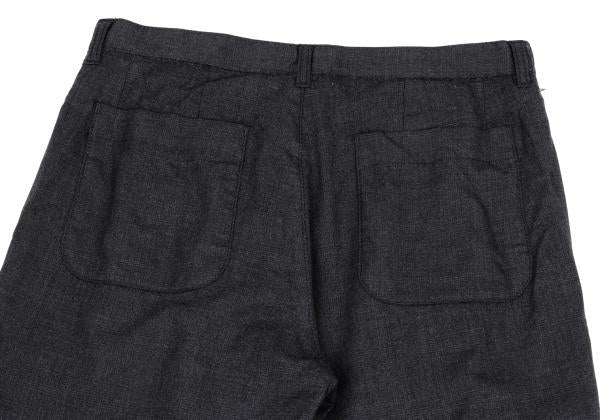 tricot COMME des GARCONS Wool Glen Check Pants Black Size M
