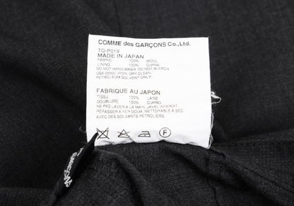 tricot COMME des GARCONS Wool Glen Check Pants Black Size M