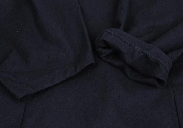 COMME des GARCONS Wool Nylon Diagonal Dress Navy Size S