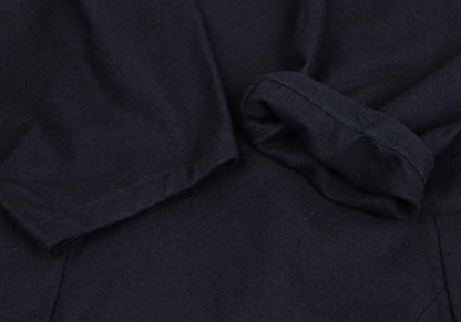 COMME des GARCONS Wool Nylon Diagonal Dress Navy Size S