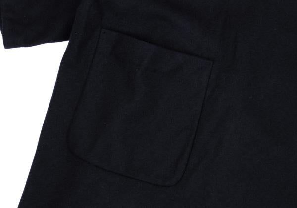 COMME des GARCONS Wool Nylon Diagonal Dress Navy Size S