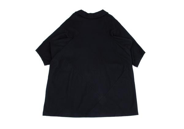 COMME des GARCONS Wool Nylon Diagonal Dress Navy Size S