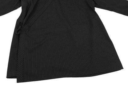 S'YTE Stripe Ethnic Wrap Shirt Charcoal Size 3
