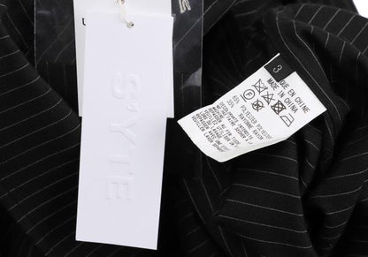 S'YTE Stripe Ethnic Wrap Shirt Charcoal Size 3