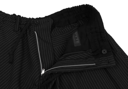 S'YTE Stripe Panel Sarouel Pants Charcoal Size 3