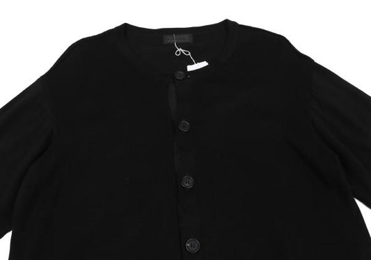 S'YTE Outseam Design Crewneck Cardigan Black Size 3