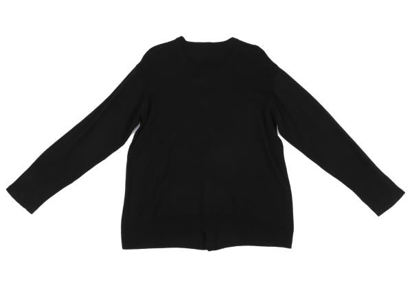 S'YTE Outseam Design Crewneck Cardigan Black Size 3