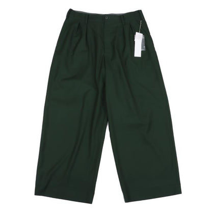 S'YTE Poly Rayon 2-Tuck Wide Pants Dark Green Size 2