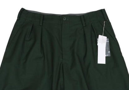 S'YTE Poly Rayon 2-Tuck Wide Pants Dark Green Size 2