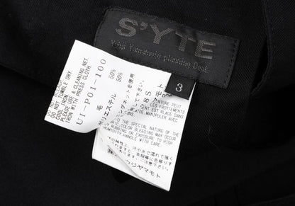 S'YTE Wool Poly High Waist Design Pants Black Size 3